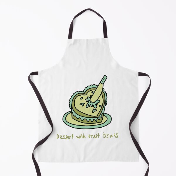 Item preview, Dessert With Trust Issues – Funny Heart Cake Illustration designed and sold by J-Mindful.