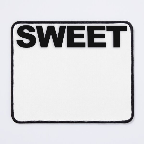 Item preview, SWEET — Black Minimal Bold Type Statement designed and sold by WORDPAUSE.