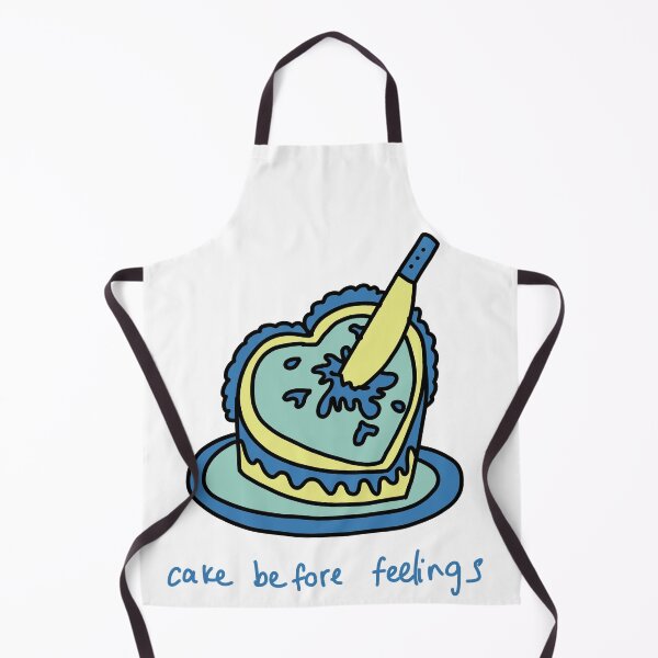 Artikelvorschau, Kuchen vor Gefühlen – Lustiges Dessert-Humor-Design entworfen und verkauft von J-Mindful.
