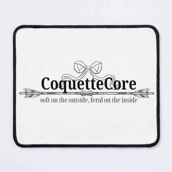 Item preview, CoquetteCore Soft On The Outside Feral On The Inside Aesthetic gift designed and sold by RoninMade Studio.