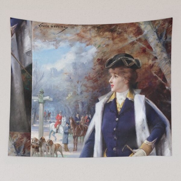 Item preview, Sarah Bernhardt Hunting with Hounds designed and sold by SharonTheFirst.