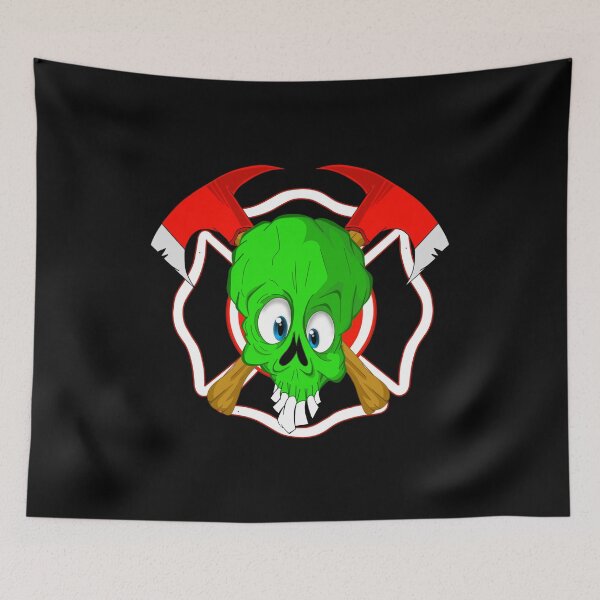 Item preview, Firefighter Skull  designed and sold by TheEndDesign.