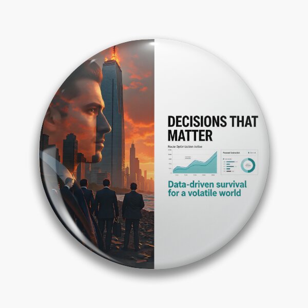 Item preview, "Decisions That Matter — Data‑Driven Survival for a Volatile World" designed and sold by Creative-RE.