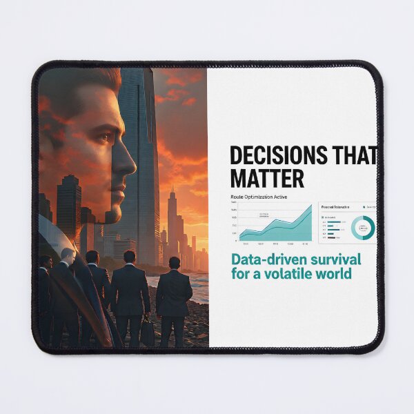 Item preview, "Decisions That Matter — Data‑Driven Survival for a Volatile World" designed and sold by Creative-RE.