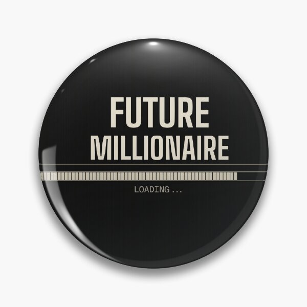 Item preview, Future Millionaire Loading – Entrepreneur Motivation Typography Design designed and sold by SloganDaddy.