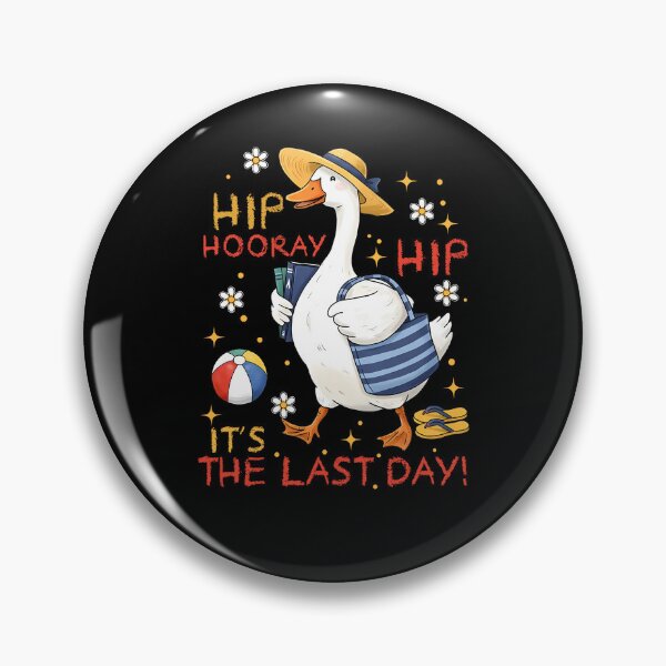 Item preview, Divertido Hip Hip Hooray Es el último día Maestro Ganso Mem designed and sold by ge0rge0.