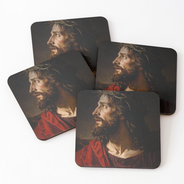 Item preview, Good Friday Christian Cross Poster – Crown of Thorns and Nails, Jesus Sacrifice Religious Artwork designed and sold by CrossCrafted.