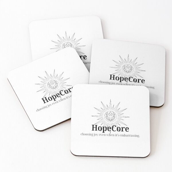 Item preview, HopeCore Choosing Joy Even When It's Embarrassing Aesthetic Sticker gift designed and sold by RoninMade Studio.