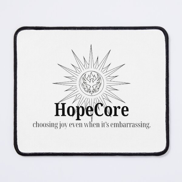 Item preview, HopeCore Choosing Joy Even When It's Embarrassing Aesthetic Sticker gift designed and sold by RoninMade Studio.