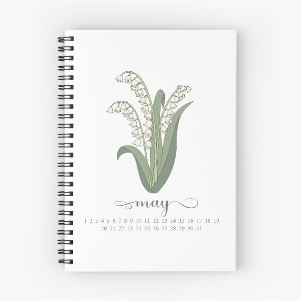 Item preview, lily of valley birthmonth flower for may calendar designed and sold by storieslanguage.