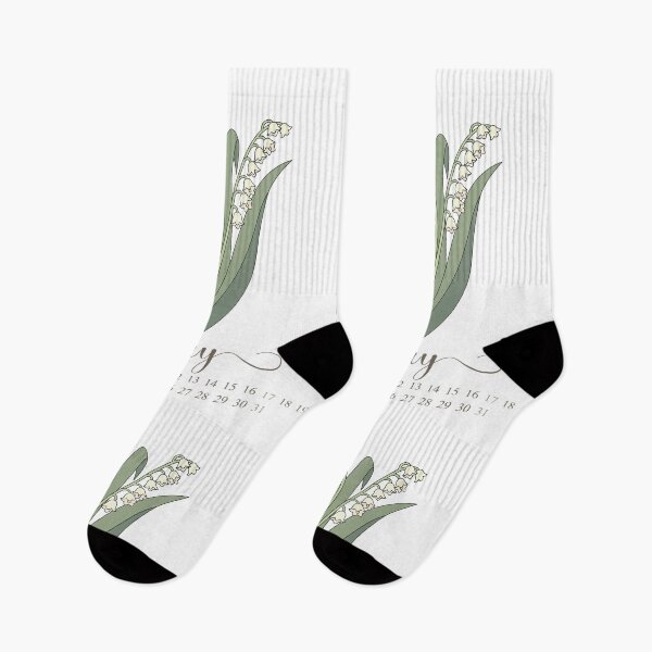Item preview, lily of valley birthmonth flower for may calendar designed and sold by storieslanguage.