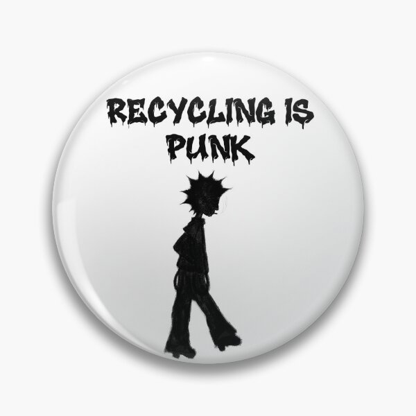 Item preview, Recycling Is Punk - Original Art Print designed and sold by DesignsByADiva.