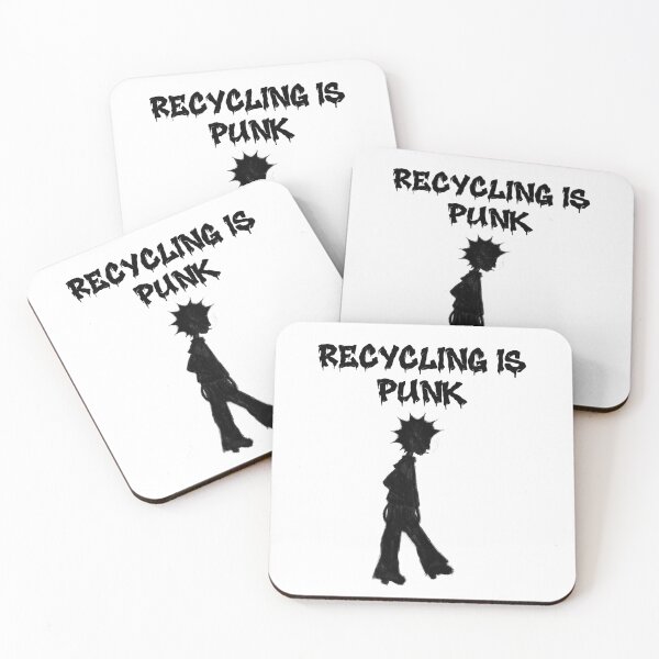 Item preview, Recycling Is Punk - Original Art Print designed and sold by DesignsByADiva.