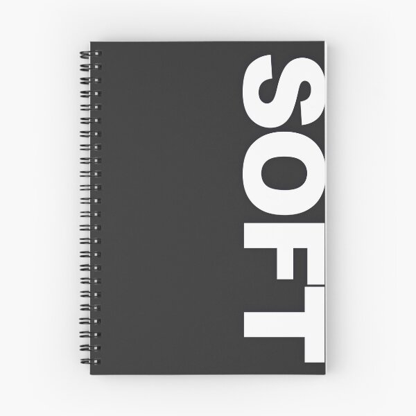 Item preview, SOFT — White Minimal Bold Type Statement designed and sold by WORDPAUSE.
