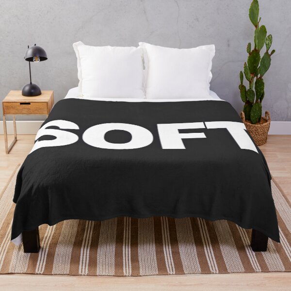 Item preview, SOFT — White Minimal Bold Type Statement designed and sold by WORDPAUSE.