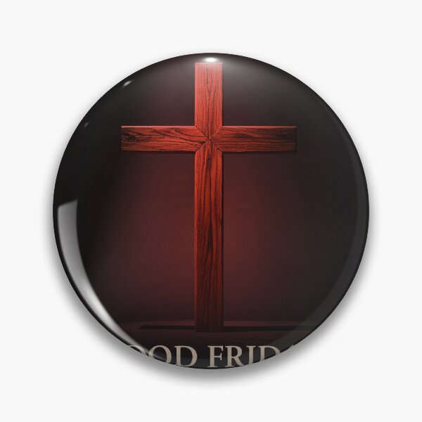 Item preview, Good Friday Christian Cross Poster – Crown of Thorns and Nails, Jesus Sacrifice Religious Artwork designed and sold by CrossCrafted.