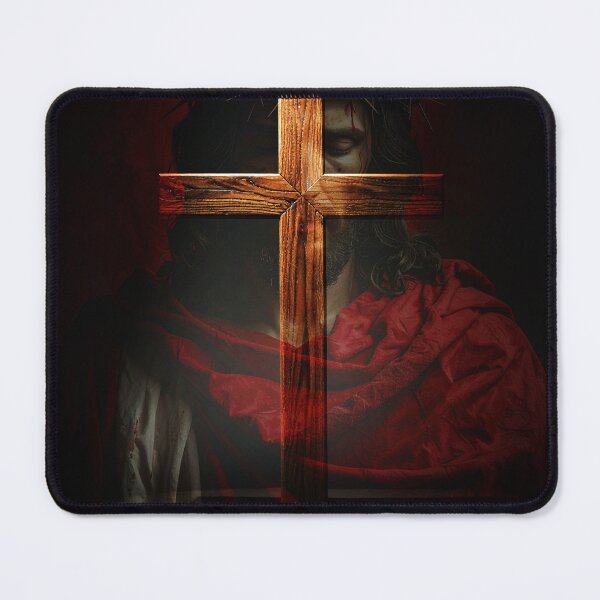 Item preview, Good Friday Christian Cross Poster – Crown of Thorns and Nails, Jesus Sacrifice Religious Artwork designed and sold by CrossCrafted.