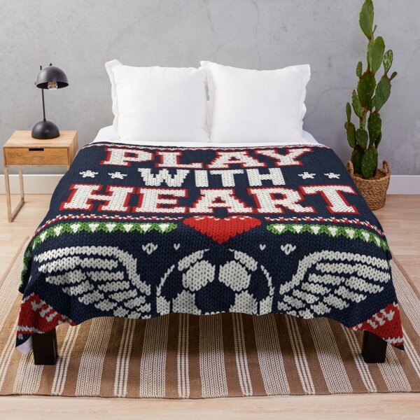 Item preview, Play With Heart Football Passion Knitting Pattern designed and sold by Mauswohn.
