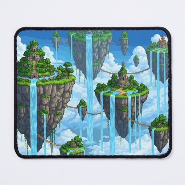 Item preview, Floating Islands Pixel Art - 16-bit Sky Fantasy Landscape designed and sold by AetherionPixels.