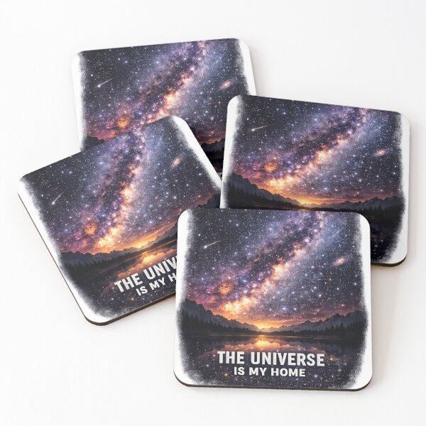 Item preview, The Universe Is My Home – Milky Way Galaxy Space Design designed and sold by RolMerch.
