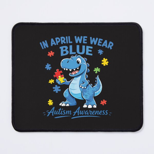 Item preview, Funny T Rex Autism Awareness Puzzle Dino designed and sold by kiralynstration.