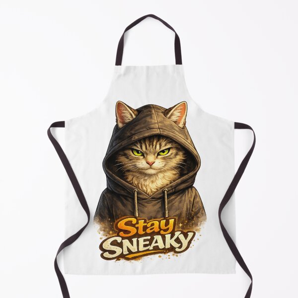 Item preview, Sneaky Cat Hoodie Stay Sneaky shirt designed and sold by PawTheory.