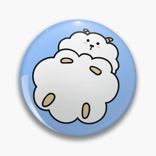 Item preview, Cute Fluffy Sheep Lying Down and Spacing Out designed and sold by ubborn.