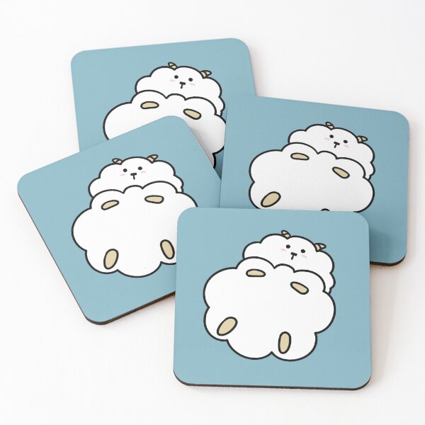 Item preview, Cute Fluffy Sheep Lying Down and Spacing Out designed and sold by ubborn.