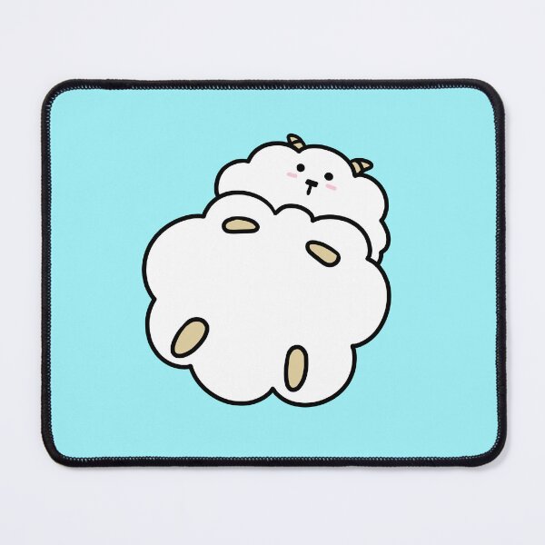 Item preview, Cute Fluffy Sheep Lying Down and Spacing Out designed and sold by ubborn.