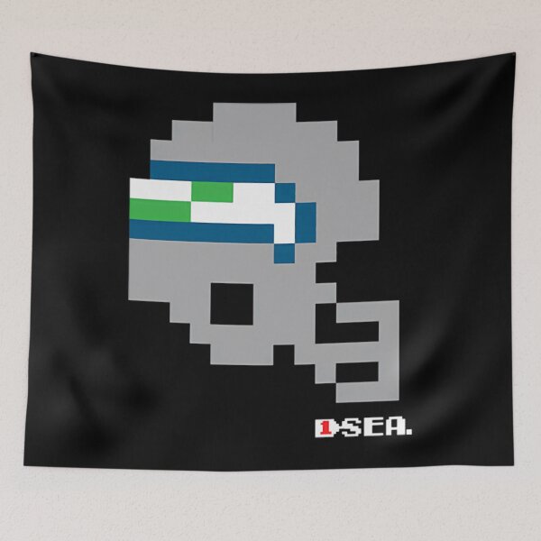 Item preview, Seahawks Tecmo Bowl Helmet  designed and sold by GjonBucaj.