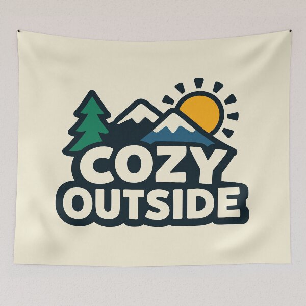 Item preview, Cozy Outside Mountain Adventure designed and sold by SnappyPNG.