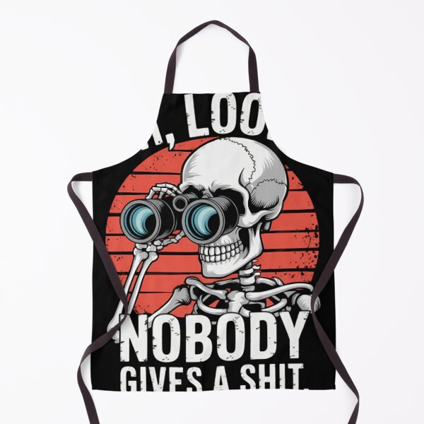Item preview, Skeleton Oh Look! Nobody Gives A Shit designed and sold by FredericoMalon.