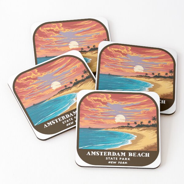 Item preview, Vintage Amsterdam Beach State Park (New York) designed and sold by RabbitK.