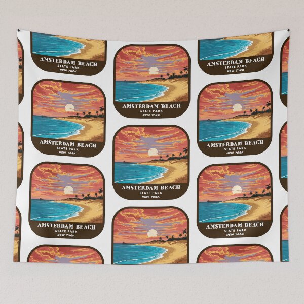 Item preview, Vintage Amsterdam Beach State Park (New York) designed and sold by RabbitK.