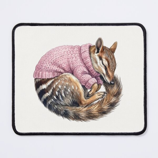 Item preview, Cozy Numbat in Pink Coquette Jumper - Australian Marsupial designed and sold by Wennebabs.
