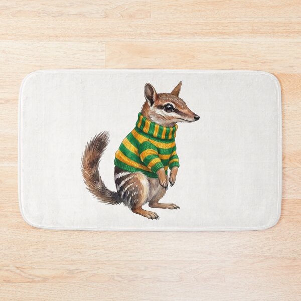 Item preview, Numbat in Aussie Sports Jumper - Australian Animal Gift designed and sold by Wennebabs.