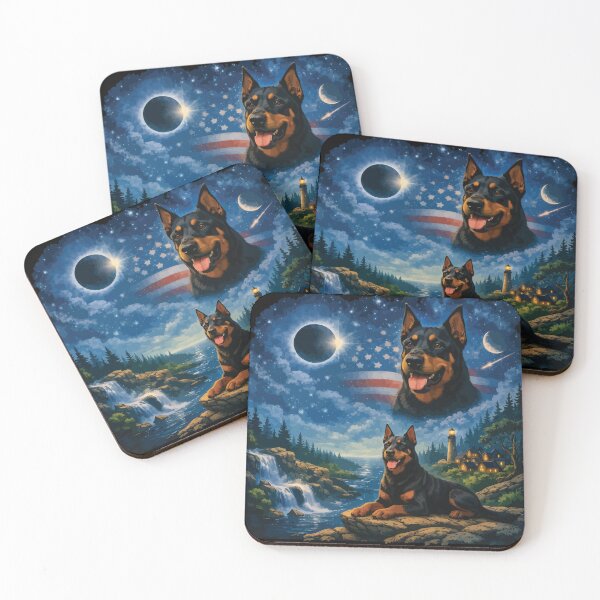 Item preview, Doberman Howling to The Moon Vintage 90s Retro Animal Dog designed and sold by BOUCHERIT amine.