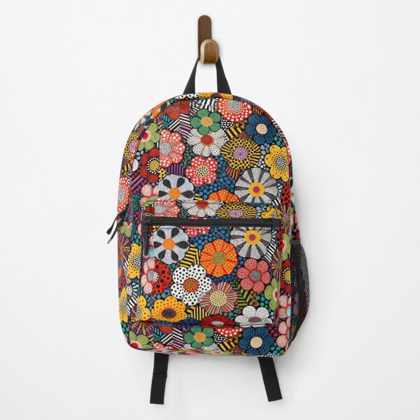 Item preview, Colorful Floral Polka Dot Pattern Wall Art - Vibrant Maximalist Pop Art Flowers Print for Modern Home Decor and Accessories by Vivaan Studio designed and sold by Vivaan Studio.