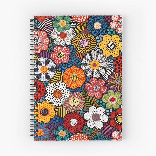 Item preview, Colorful Floral Polka Dot Pattern Wall Art - Vibrant Maximalist Pop Art Flowers Print for Modern Home Decor and Accessories by Vivaan Studio designed and sold by Vivaan Studio.