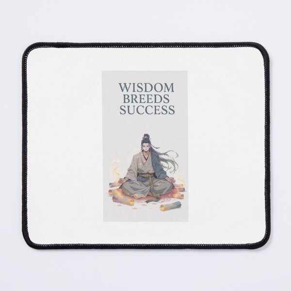 Item preview, Wisdom Breeds Success – Minimalist Anime Poster & Wall Art designed and sold by Samurai Mindset .