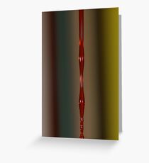 Waterdrops Greeting Card