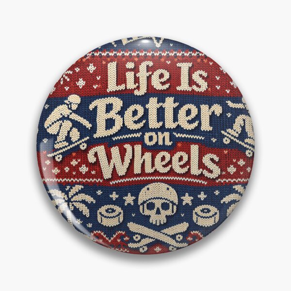 Item preview, Life Is Better on Wheels Skateboard Freedom Knitting Pattern designed and sold by Mauswohn.