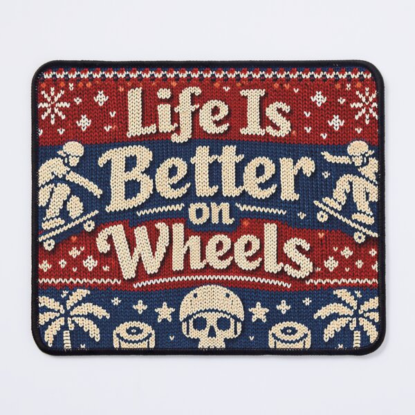 Item preview, Life Is Better on Wheels Skateboard Freedom Knitting Pattern designed and sold by Mauswohn.