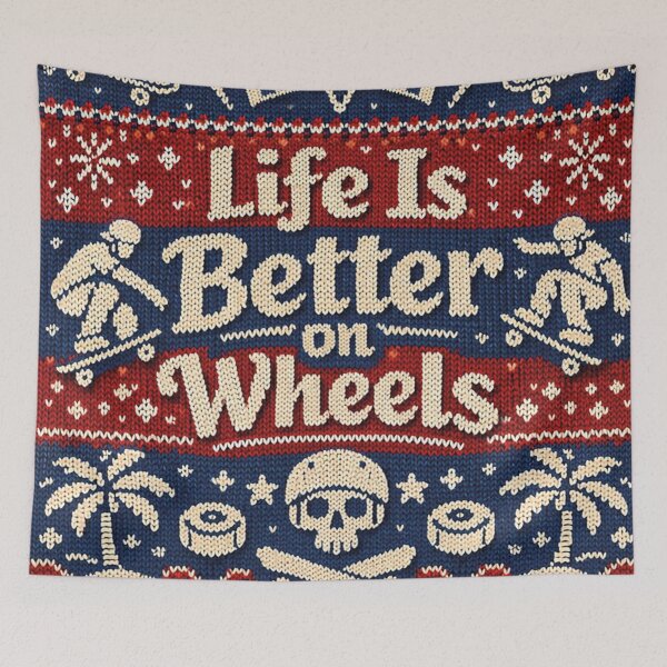 Item preview, Life Is Better on Wheels Skateboard Freedom Knitting Pattern designed and sold by Mauswohn.