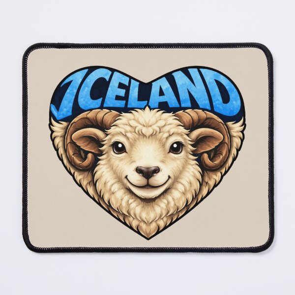 Item preview, Iceland Sheep Heart Shape designed and sold by Myra365Art.