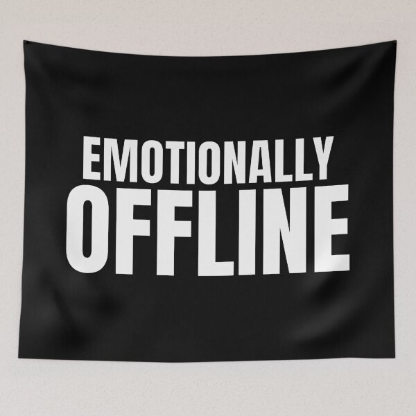 Item preview, Emotionally Offline – Introvert Burnout Humor Quote designed and sold by PixelPlush.