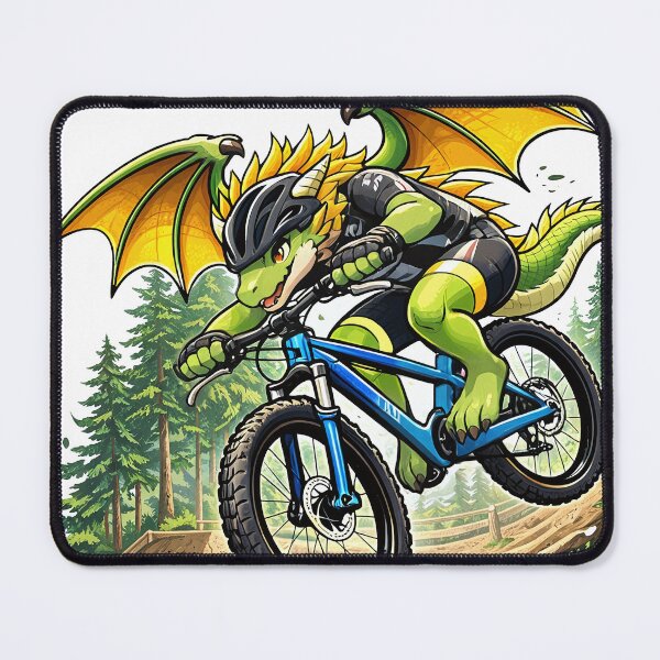 Item preview, MTB Dragon Jump Trail – Send It Hard Downhill Sticker designed and sold by TunikaSVEN93.