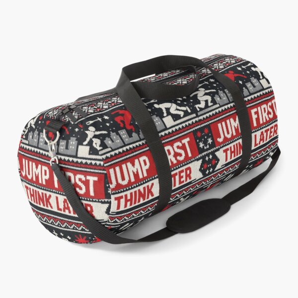 Item preview, Jump First Think Later Parkour Urban Adventure Knitting Pattern designed and sold by Mauswohn.