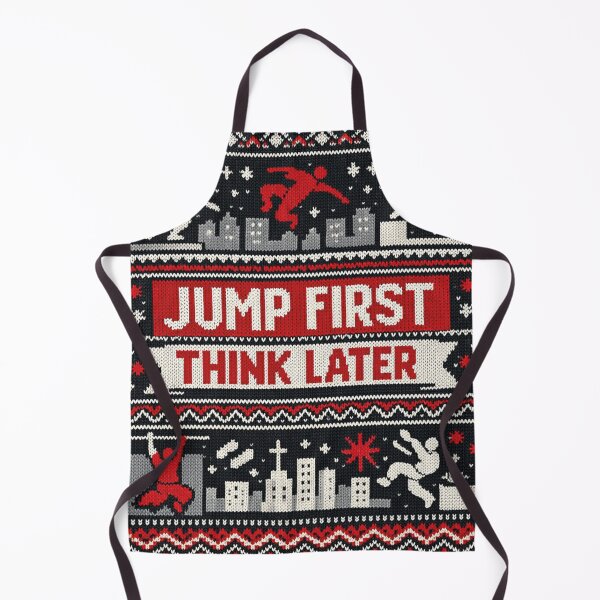 Item preview, Jump First Think Later Parkour Urban Adventure Knitting Pattern designed and sold by Mauswohn.