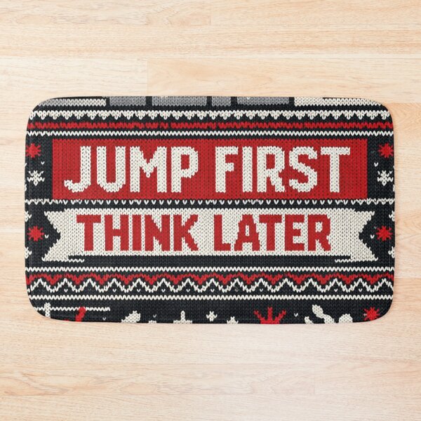 Item preview, Jump First Think Later Parkour Urban Adventure Knitting Pattern designed and sold by Mauswohn.